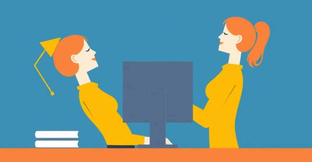 Écran et mal de dos : pourquoi votre posture s'effondre après 2h de travail